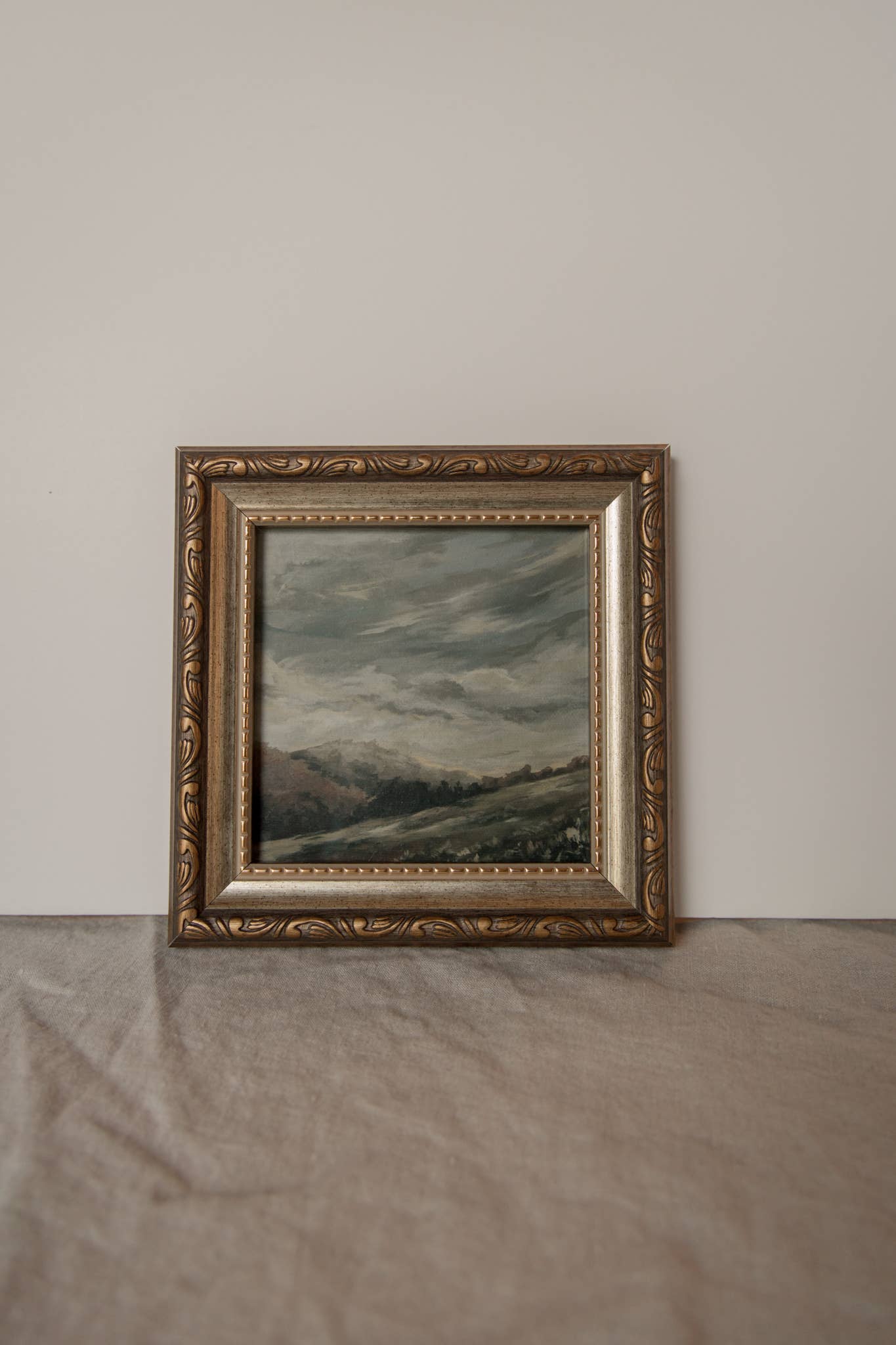 Antique Style Framed Art Print-Landscape-"My Mountains"