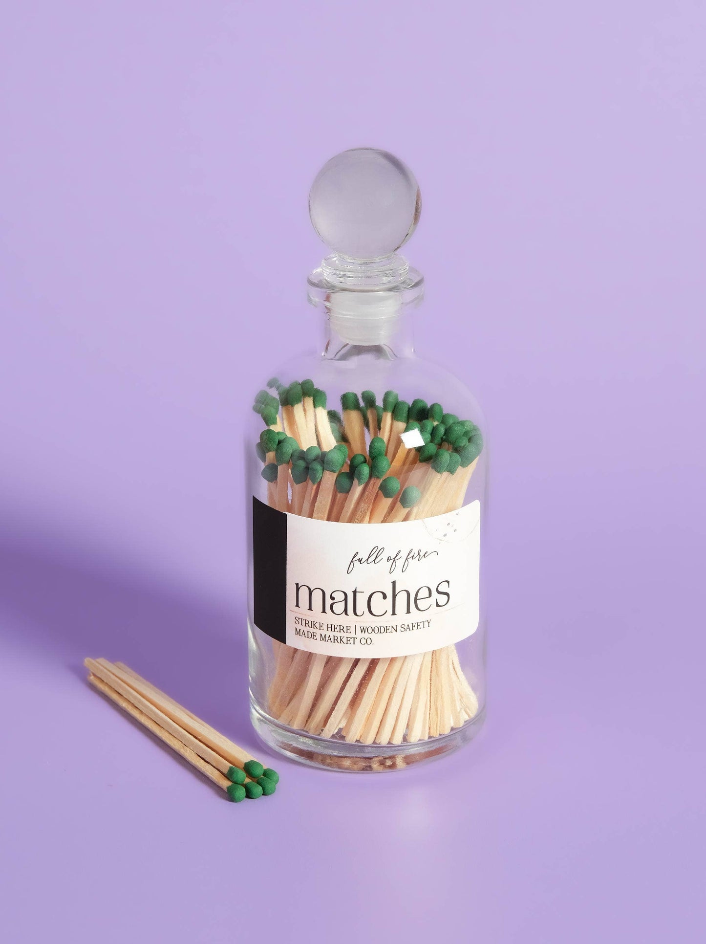 Full of Fire Olive Green Matches