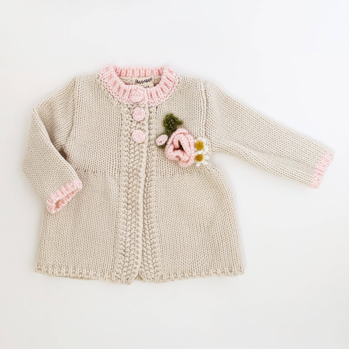 Poppy Handknit Sweater Natural Baby & Toddler