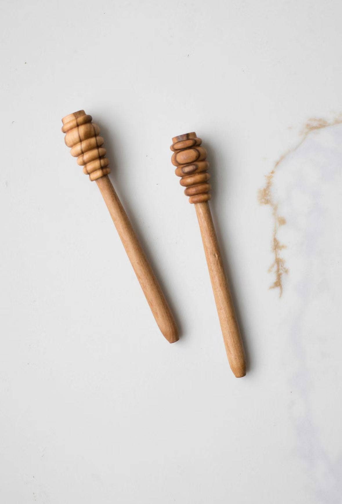 Olive Wood Honey Dipper