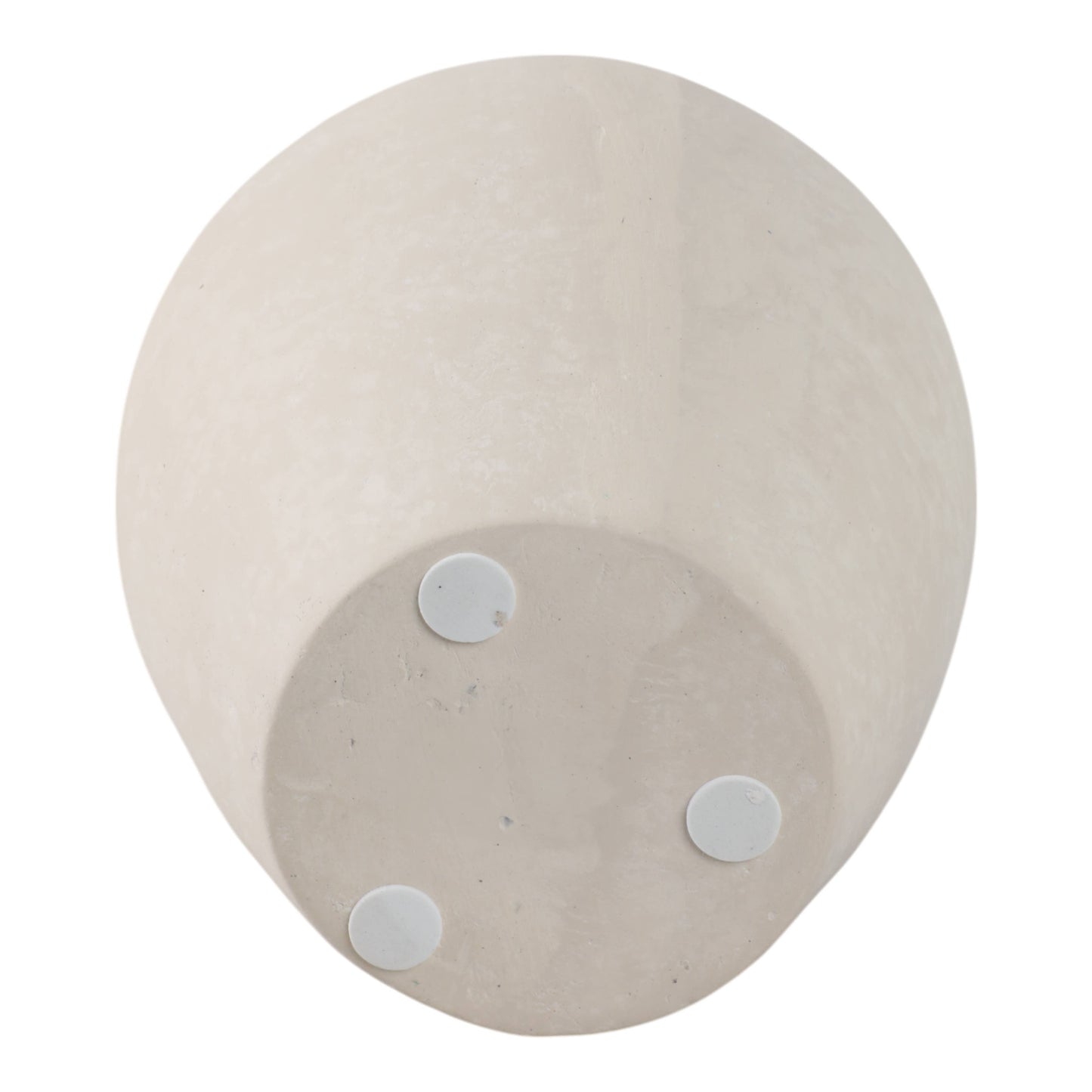 Ivory Paper Mache Solid Traditional Jug