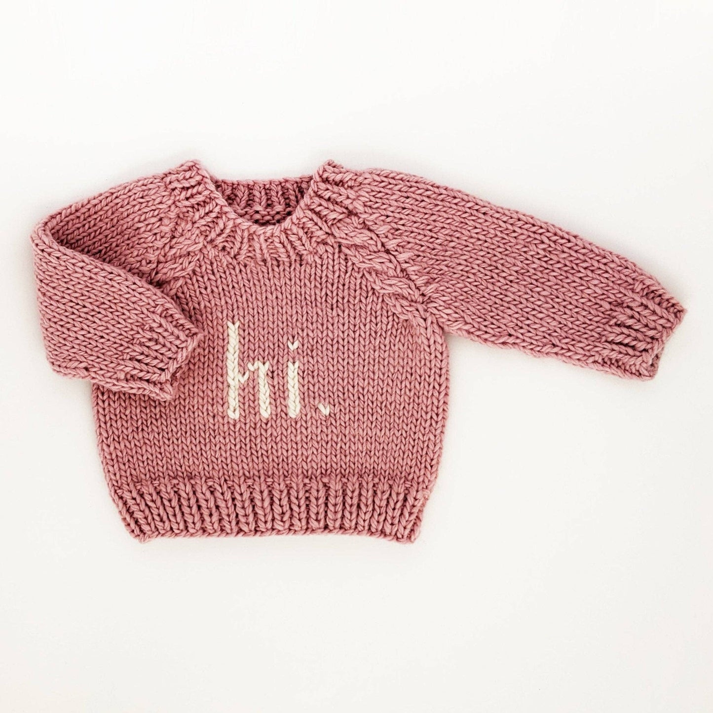 Hi. Rosy Crew Neck Sweater Baby & Toddler