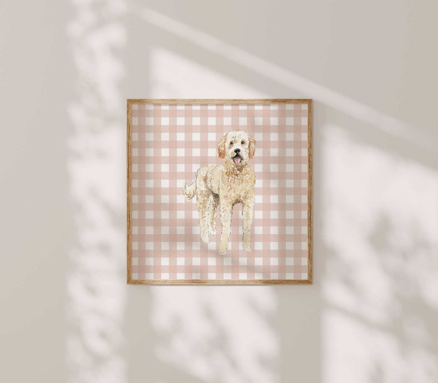 Goldendoodle Dog Art Print: 5" x 7" (vertical)
