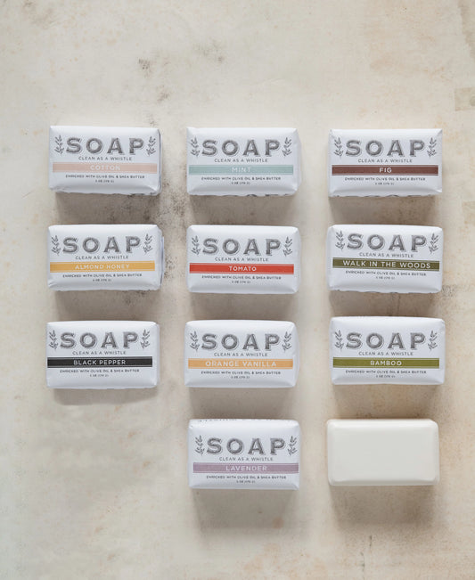 Forest Floor Scented Olive Oil & Shea Butter Milled Bar Soap