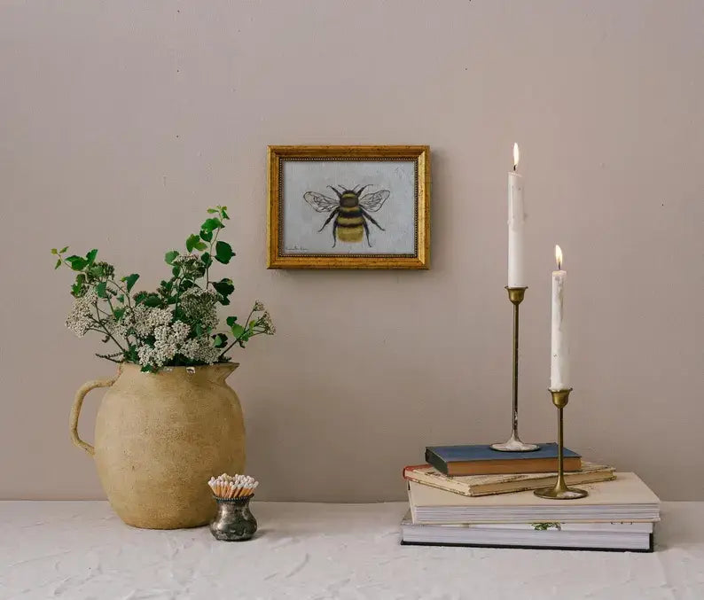 BEE STUDY - Art Print (unframed): 5x7"