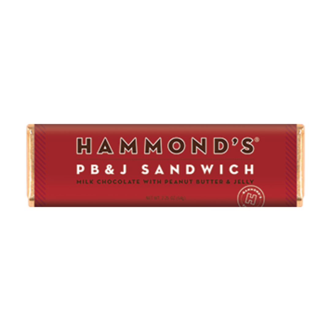 Candy Bar - Milk Chocolate - PB & J Sandwich - 2.25 oz