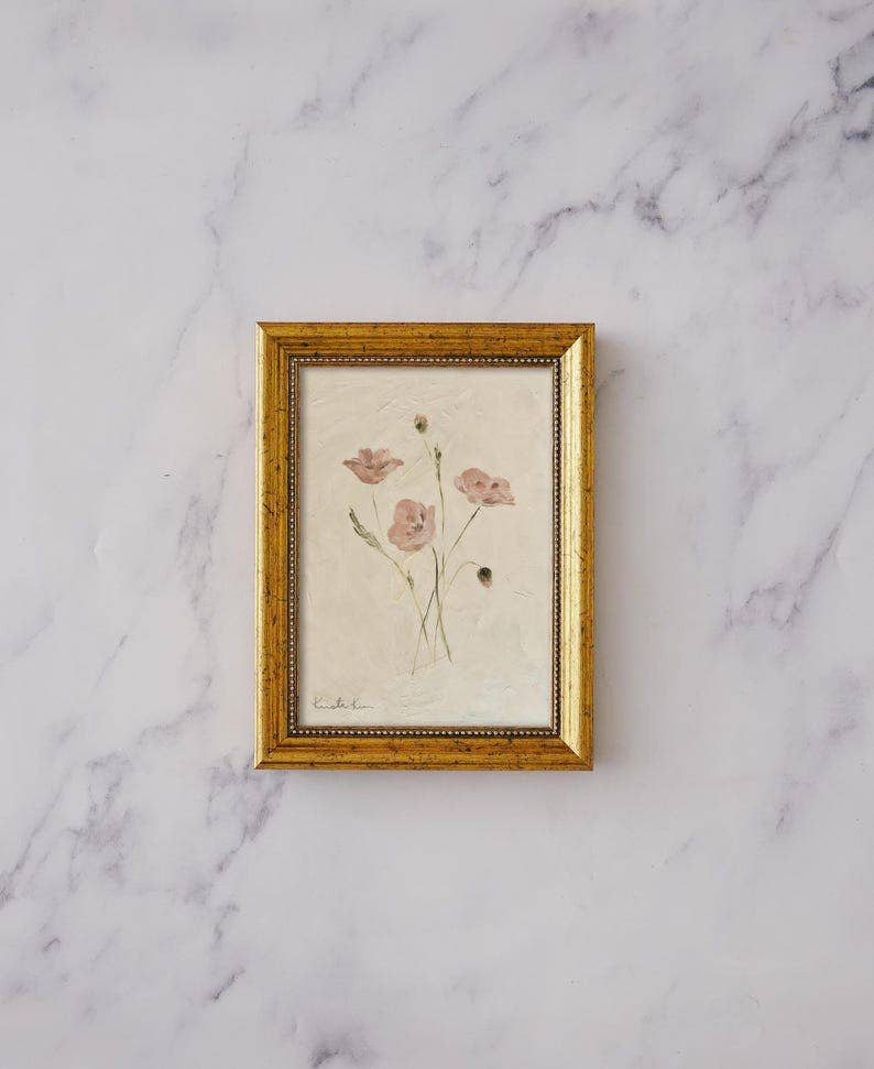 POPPIES - Art Print (Unframed): 5x7"