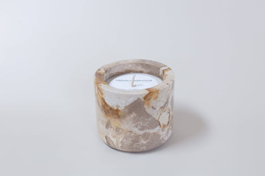 Brown Marble Candle - Urban Farmhouse