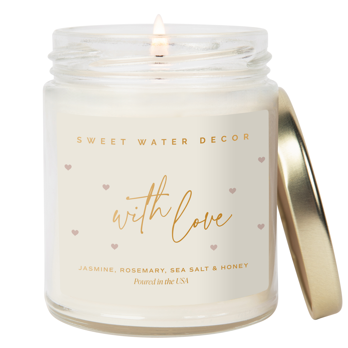 *NEW* With Love 9 oz Soy Candle - Valentine's Day Gifts