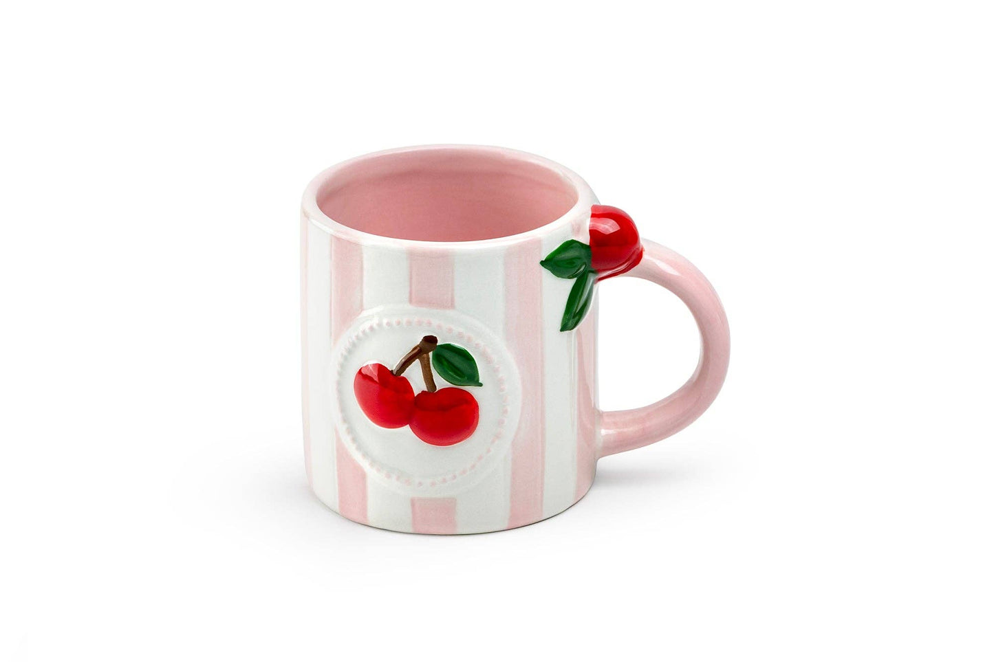 Cherry Pink 14oz Stripe Mug