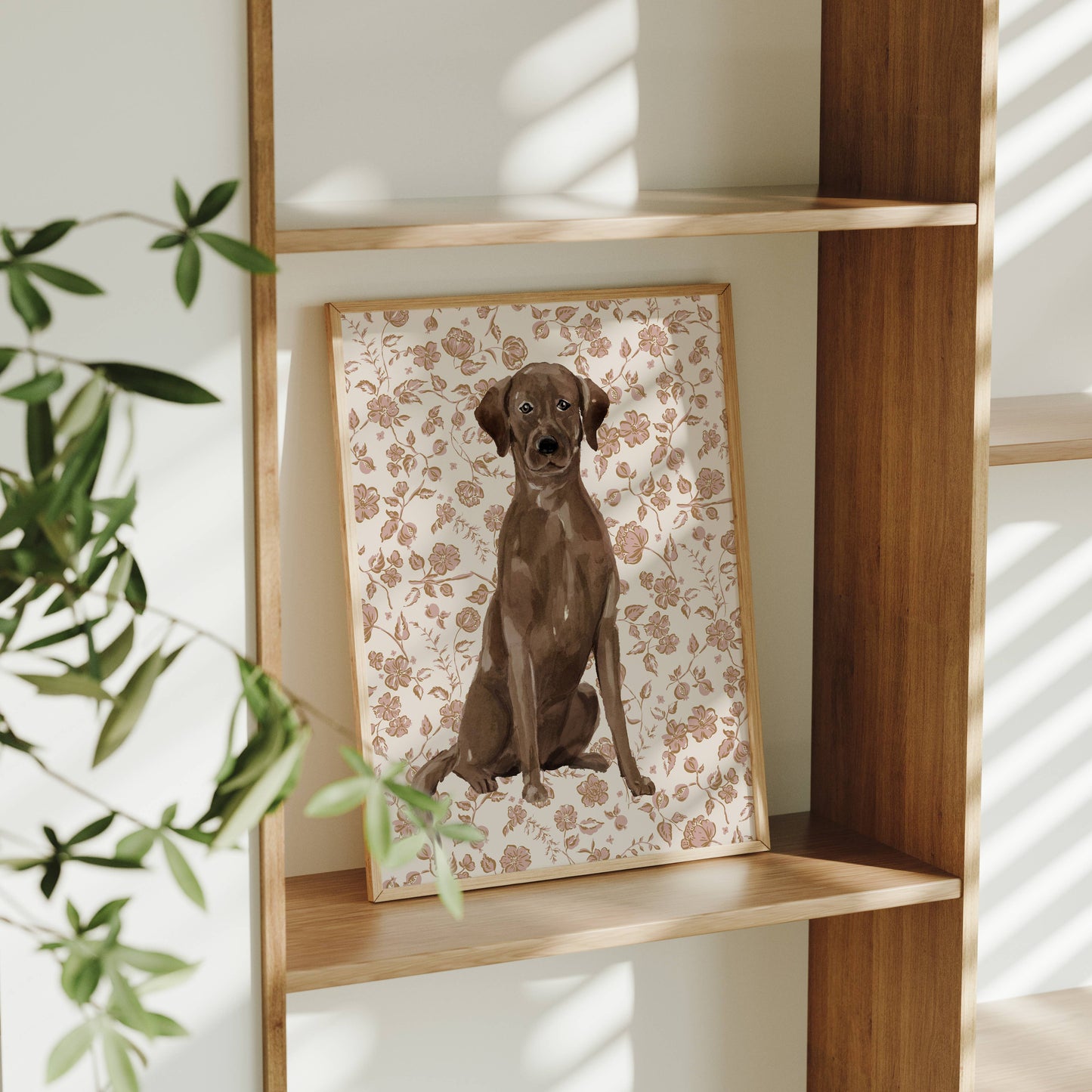 Labrador Retriever Dog Art Print: 5" x 7" (vertical)