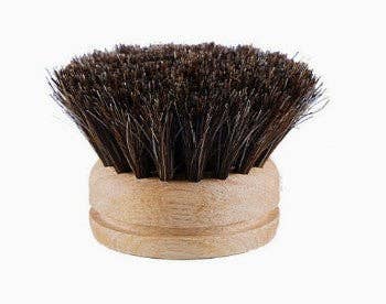Long Handle Pot Brush: Horsehair