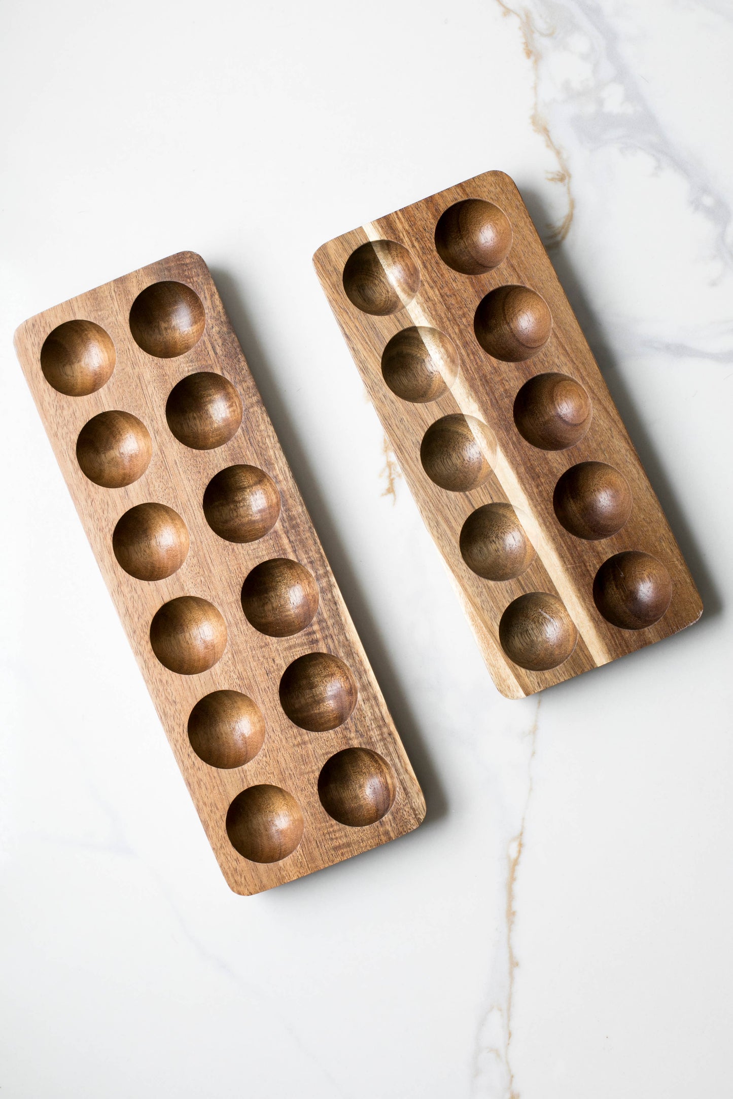 Wooden Egg Holder: 4 holes