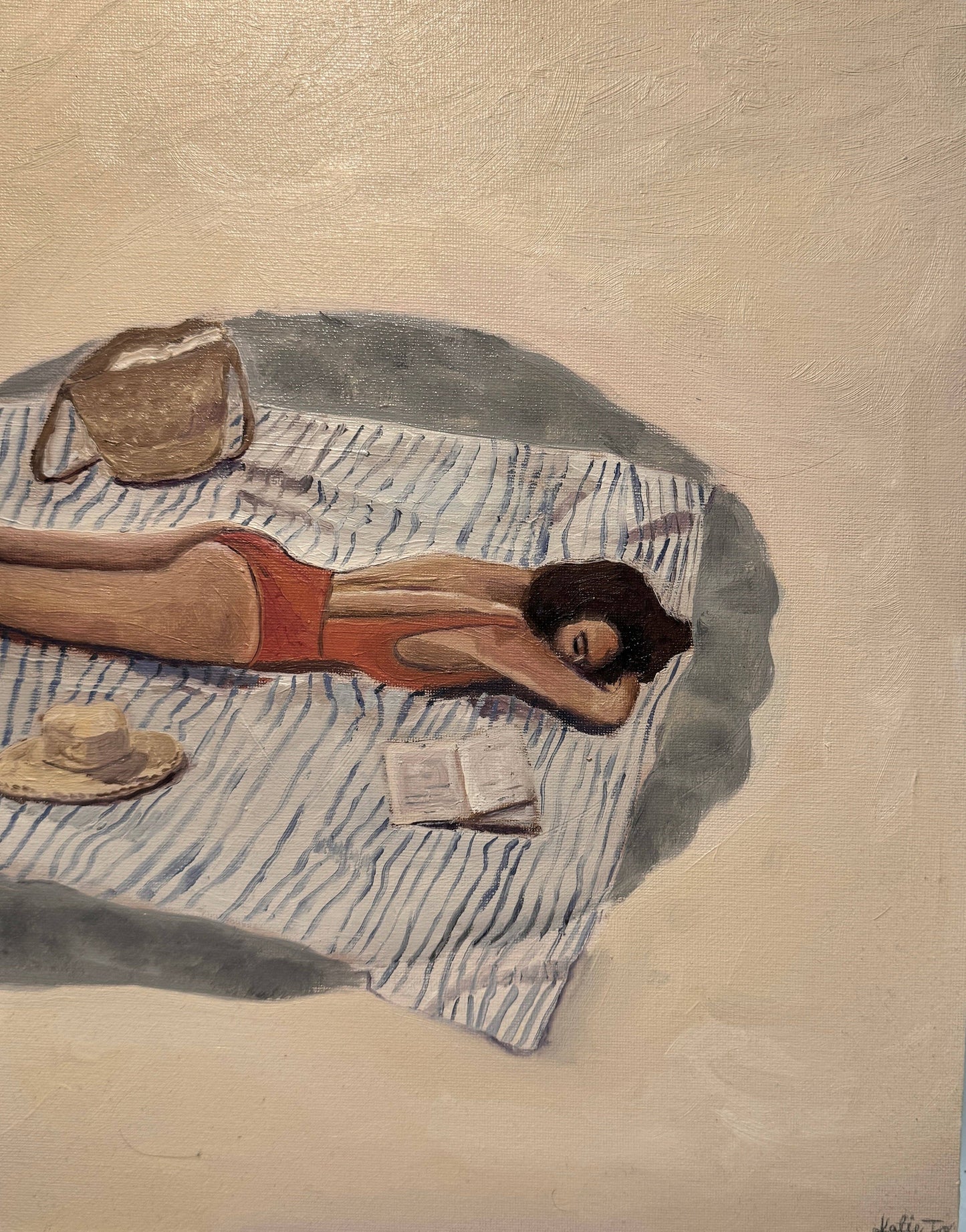 "Myrtos Beach" Print: 5x5