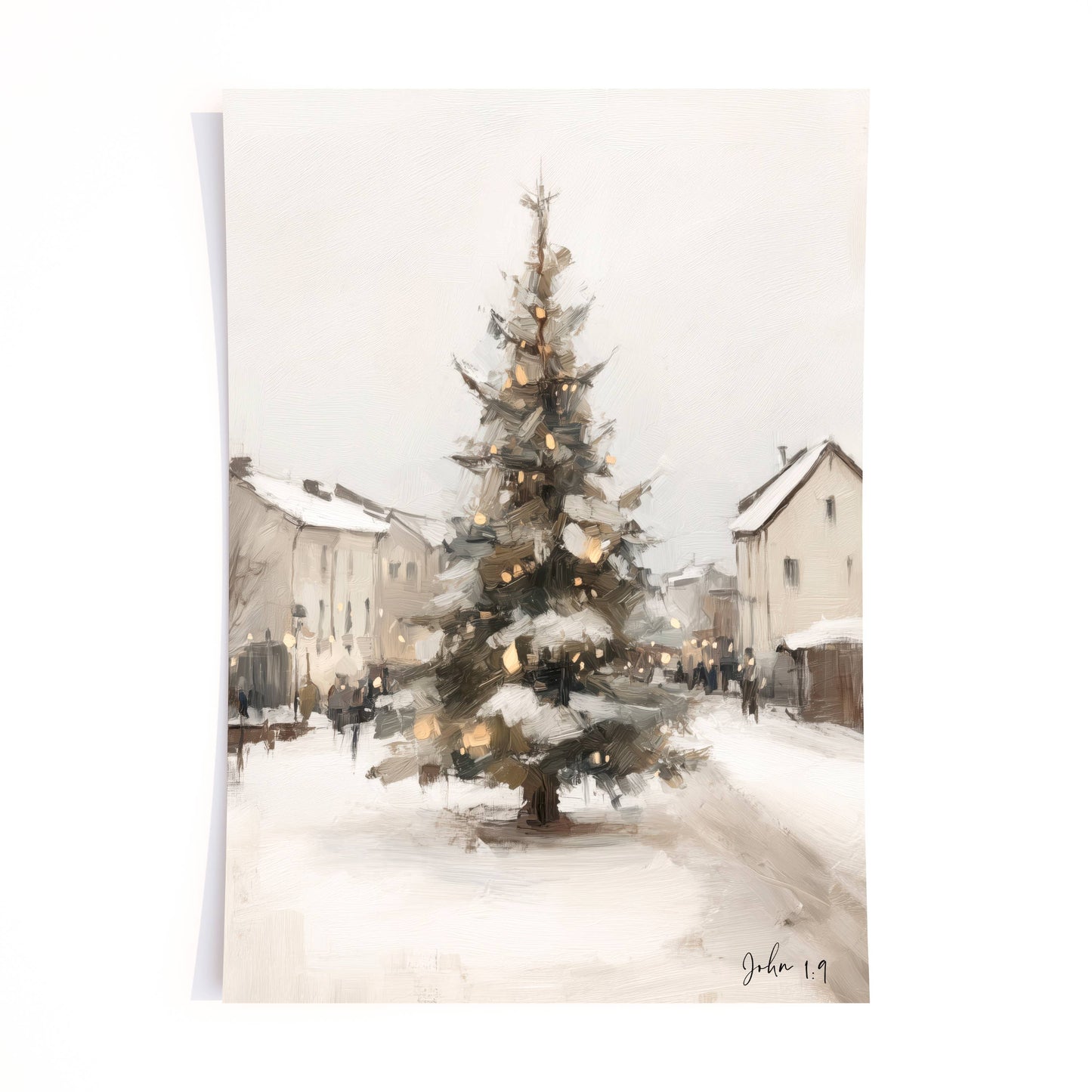 Village Tree - print: Print (unframed) / 11x14