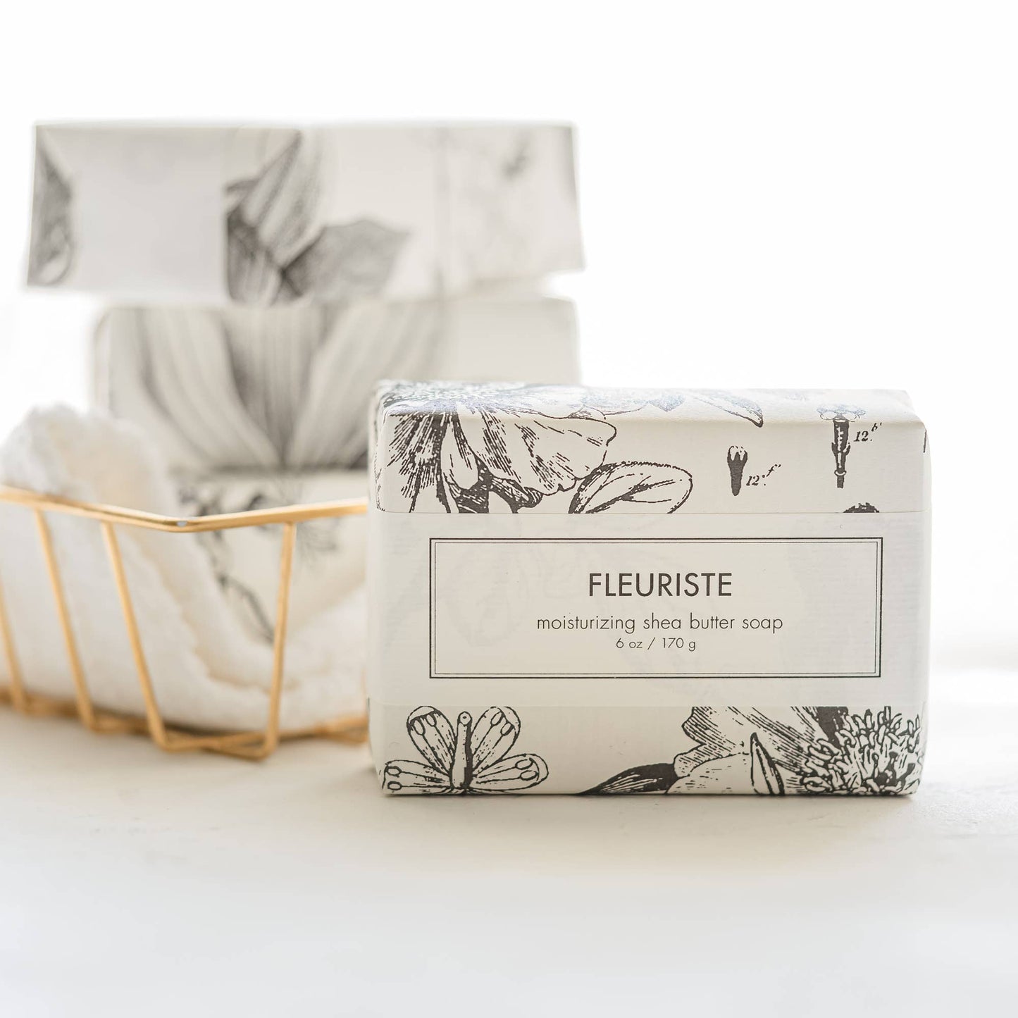 Fleuriste Shea Butter Soap - Bath Bar