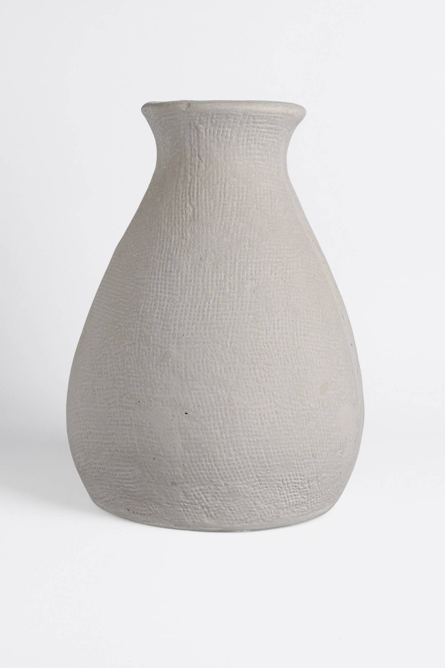 Paper Mache Vase Natural