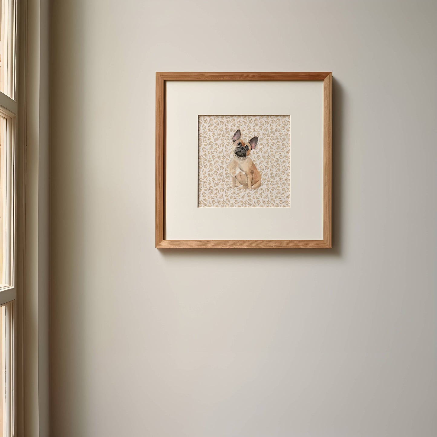 French Bulldog Art Print: 5" x 7" (vertical)
