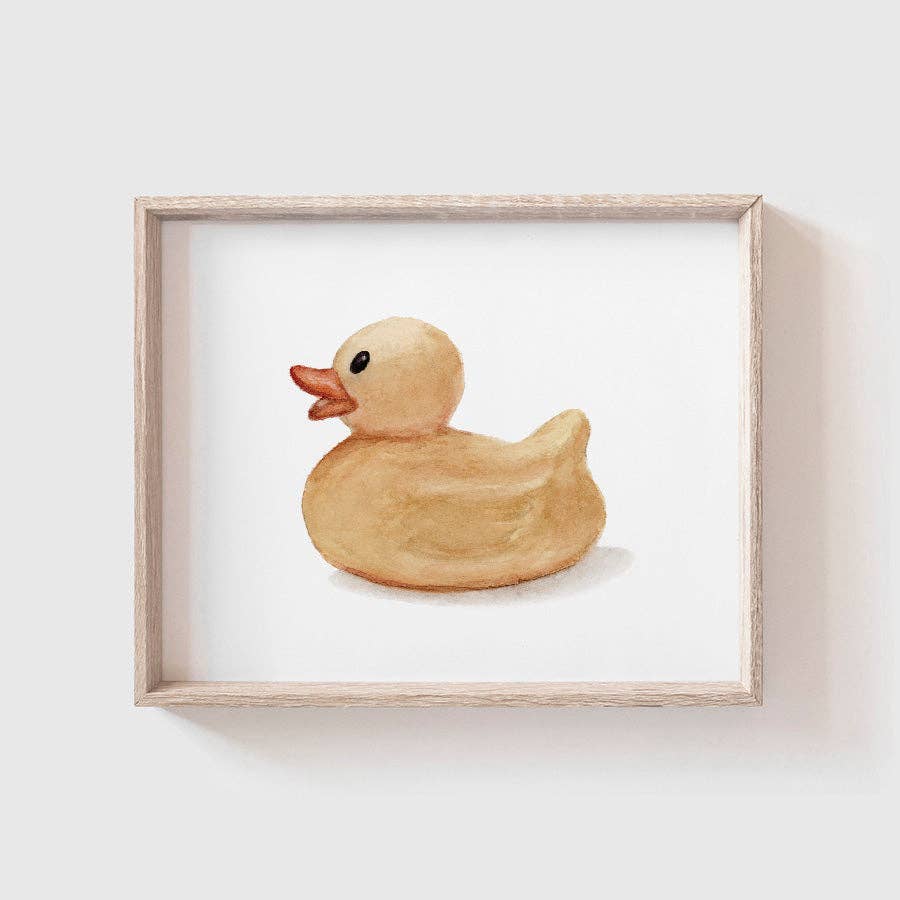 Rubber Duck Art Print: Landscape (horizontal) / 5 x 7"