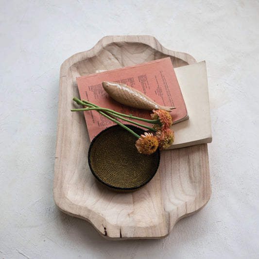 Decorative Paulownia Wood Tray