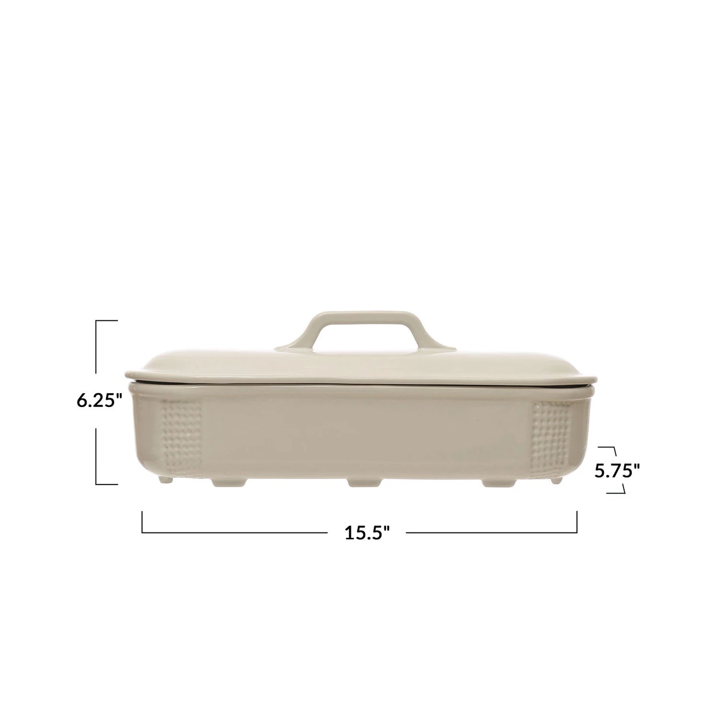 Stoneware Baking Dish w/ Lid