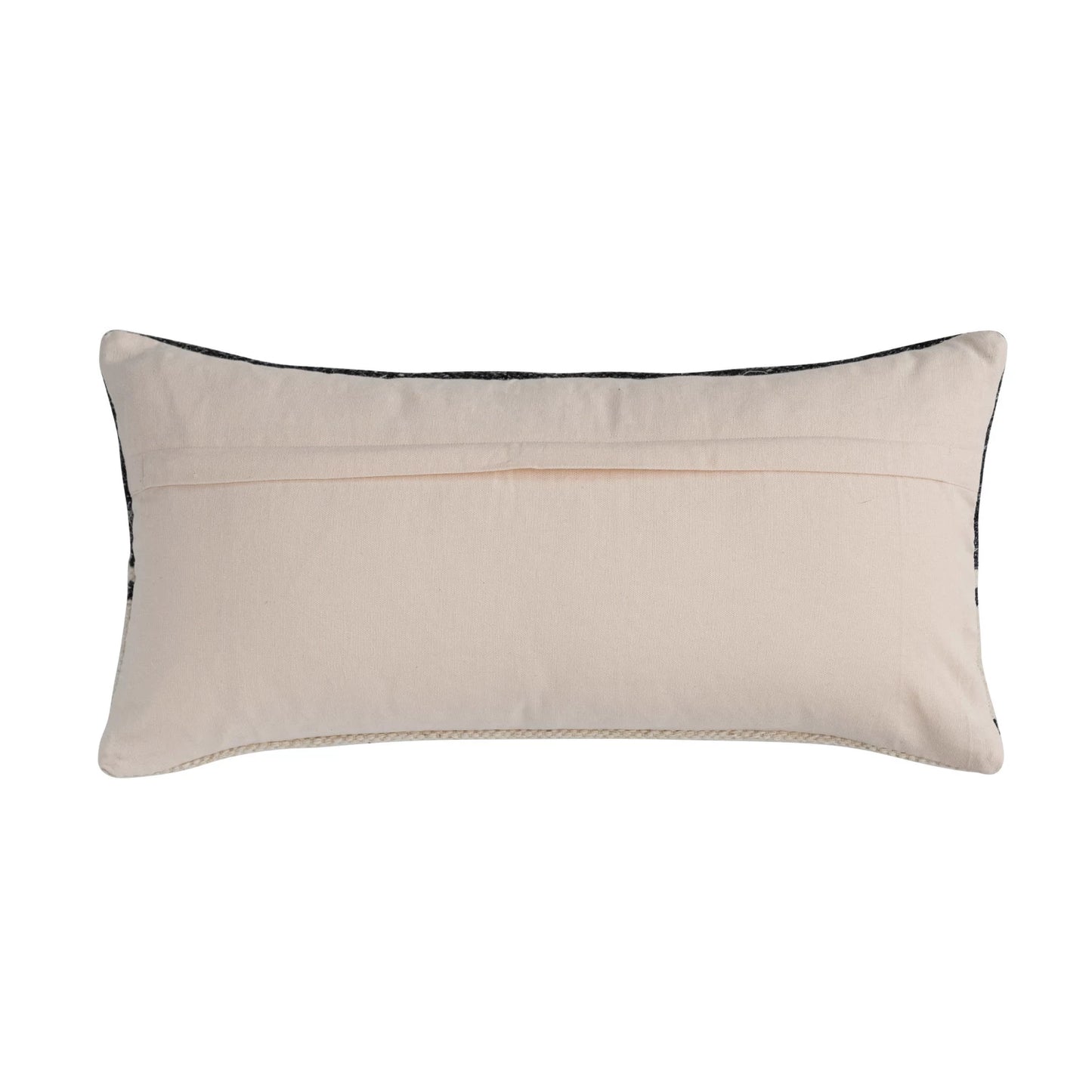 Woven Wool Blend Kilim Lumbar Pillow