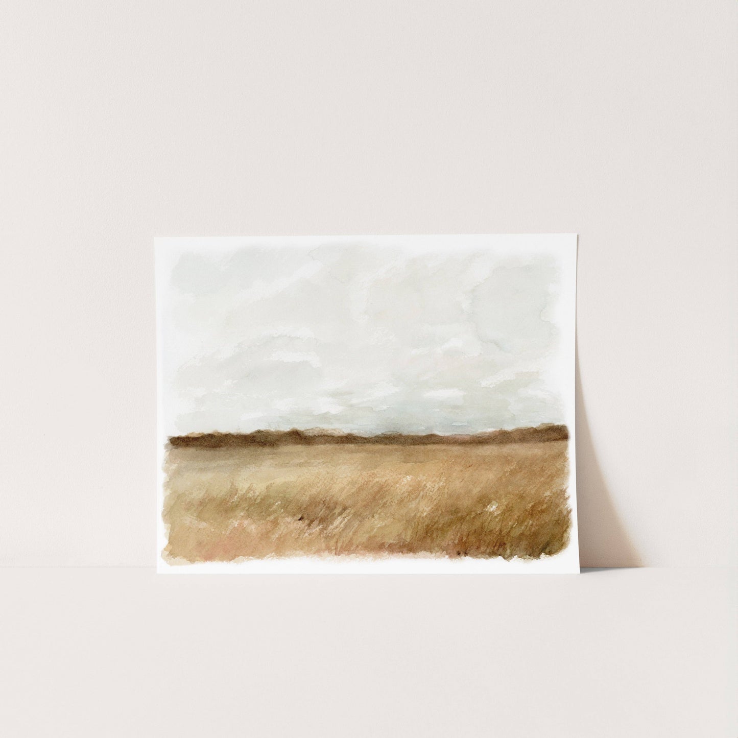 Solitude - Watercolor Giclée Paper Print: 5 x 7"