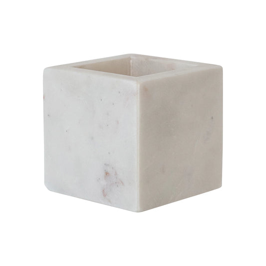 White Marble Container