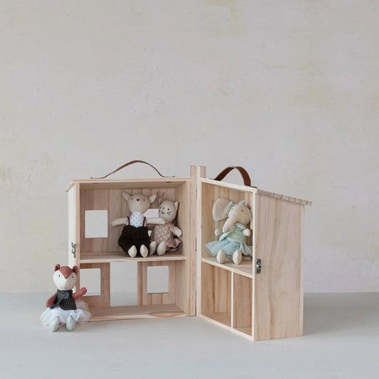 Wood Folding Doll House