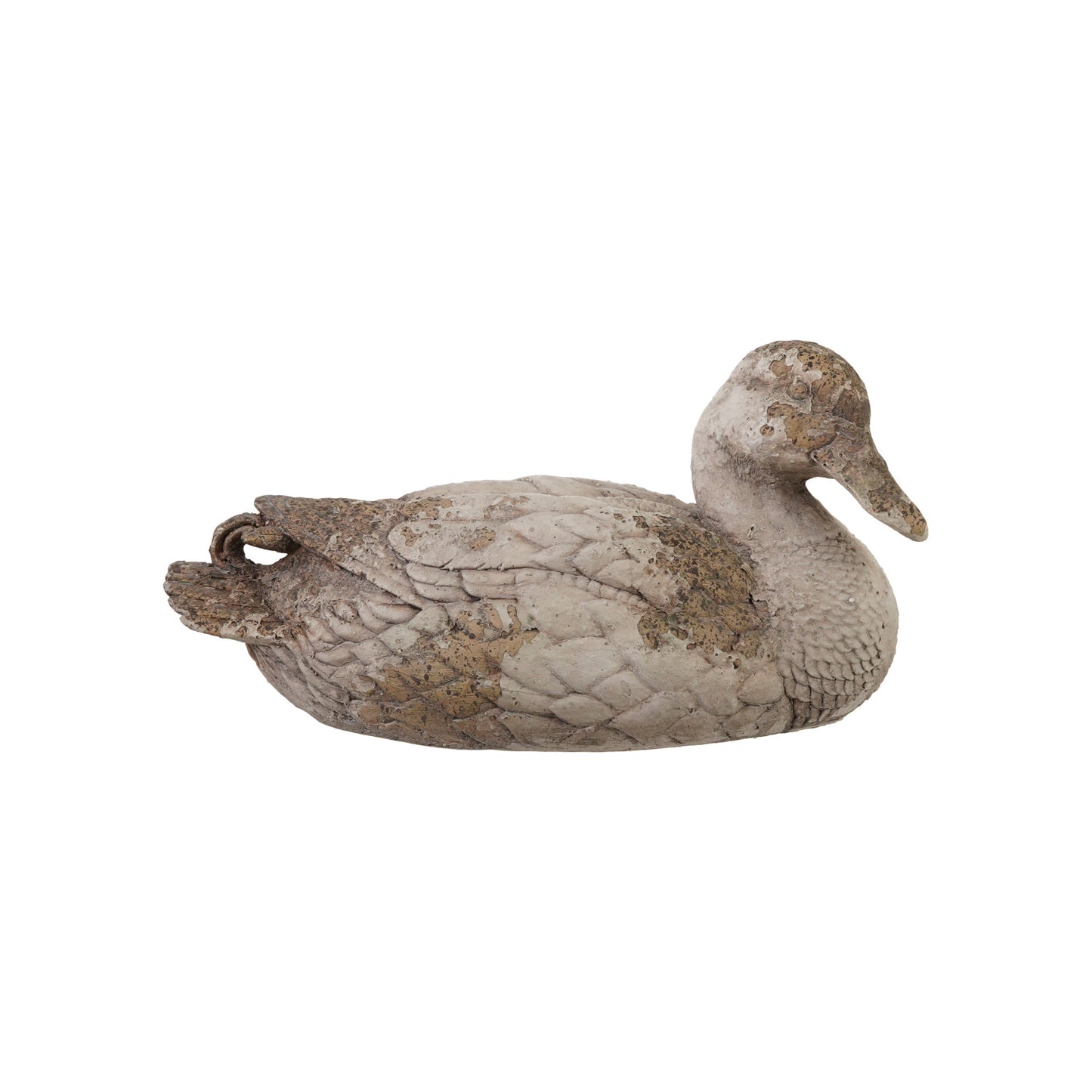 Resin Duck, Heavily Distressed Finish (Each Will Vary)