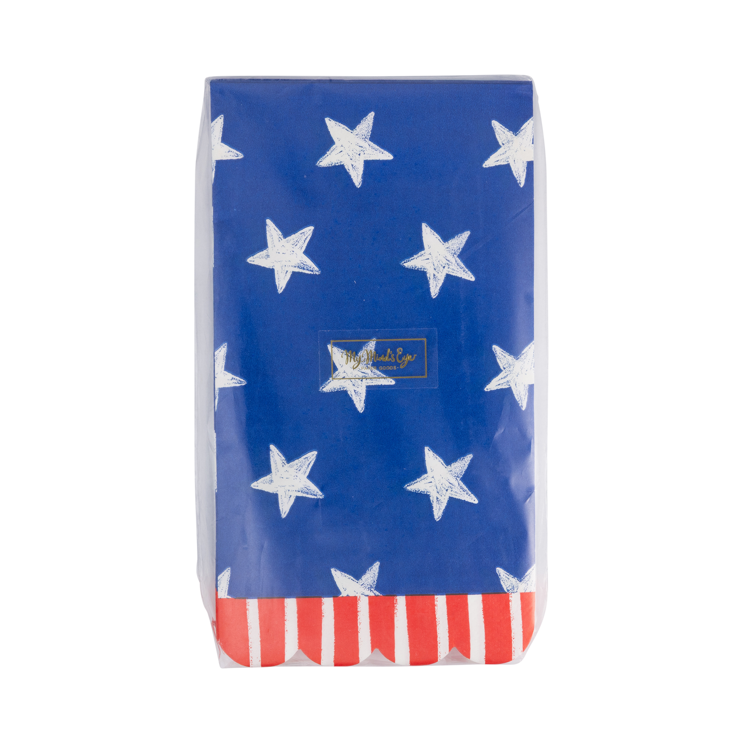 Blue Stars Paper Dinner Napkin