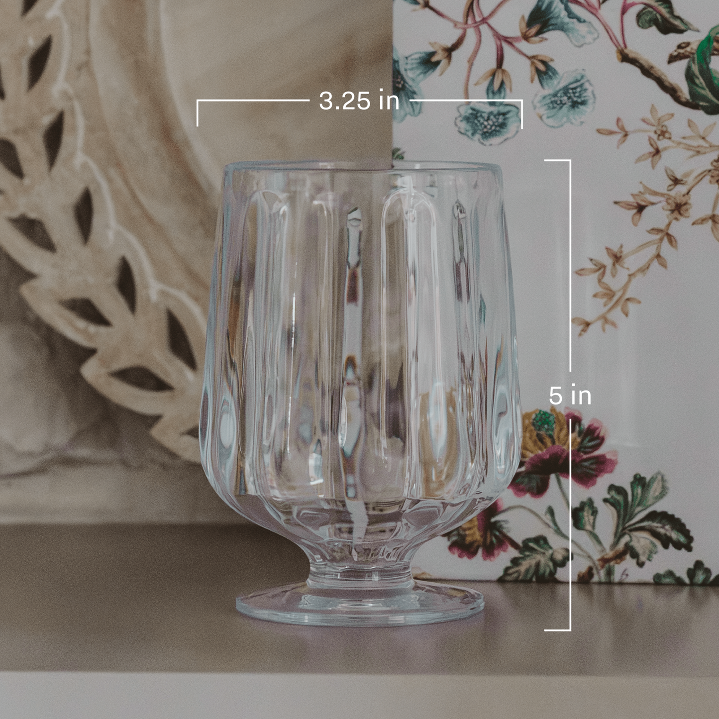 *NEW* Outdoor Plastic Goblet Drinkware