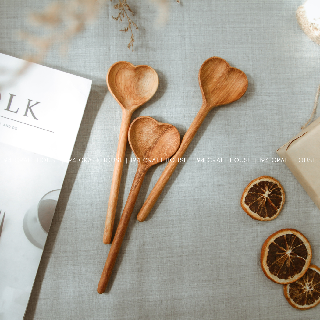 Wooden Heart Spoon