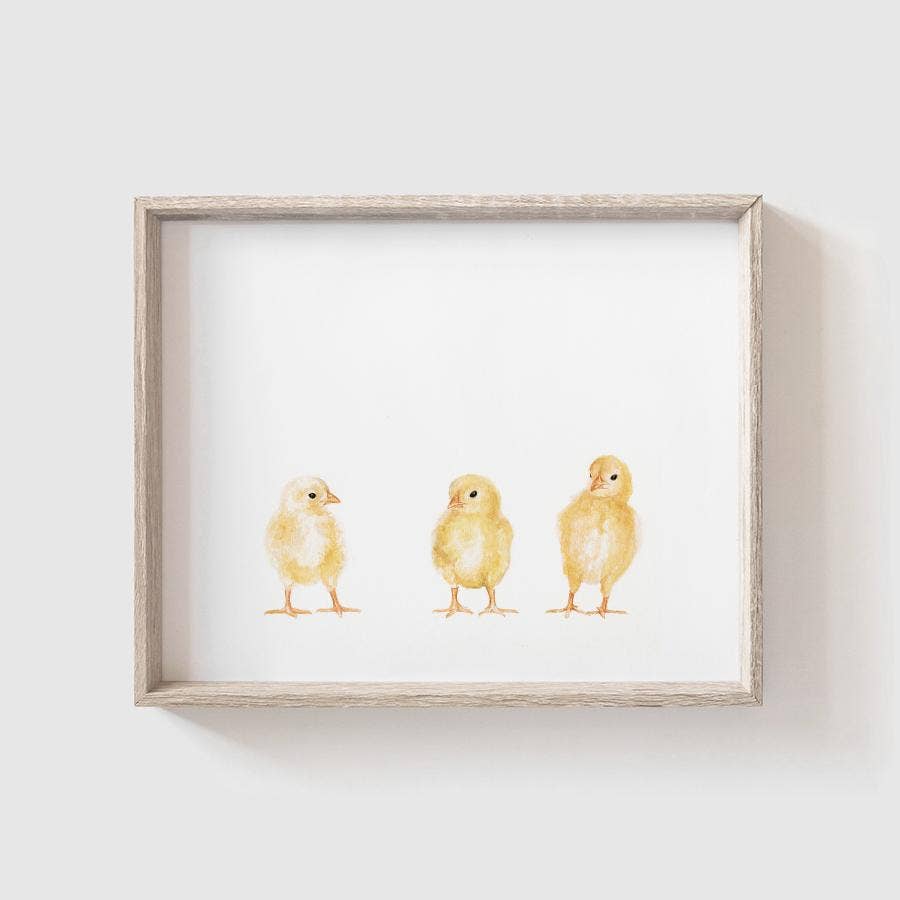 Chicks Art Print: 5 x 7"