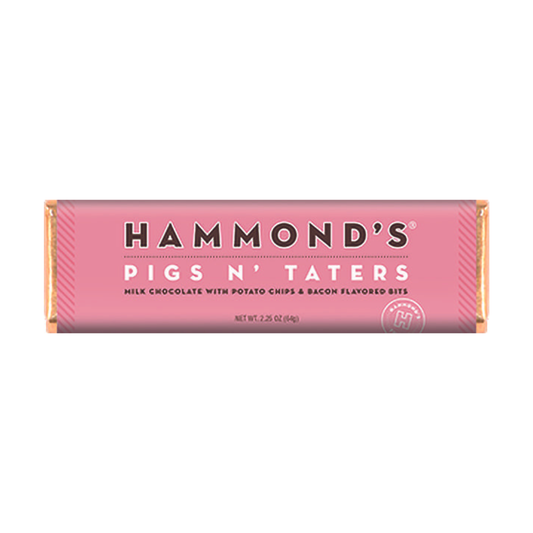 Candy Bar - Milk Chocolate - Pigs N' Taters - 2.25 oz