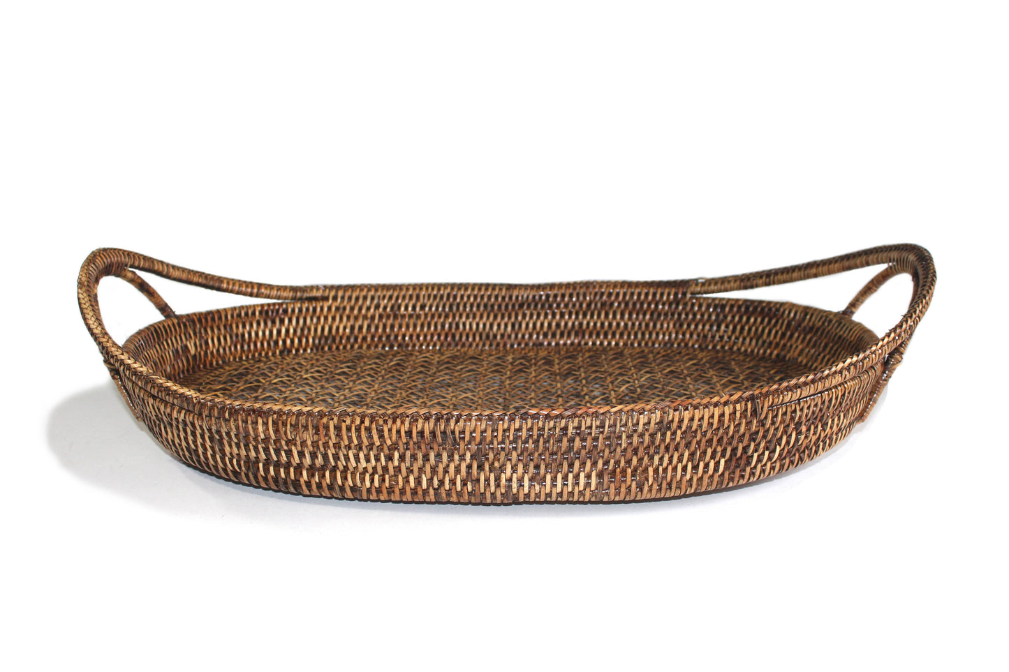 Oval Tray  Open Lace Weave