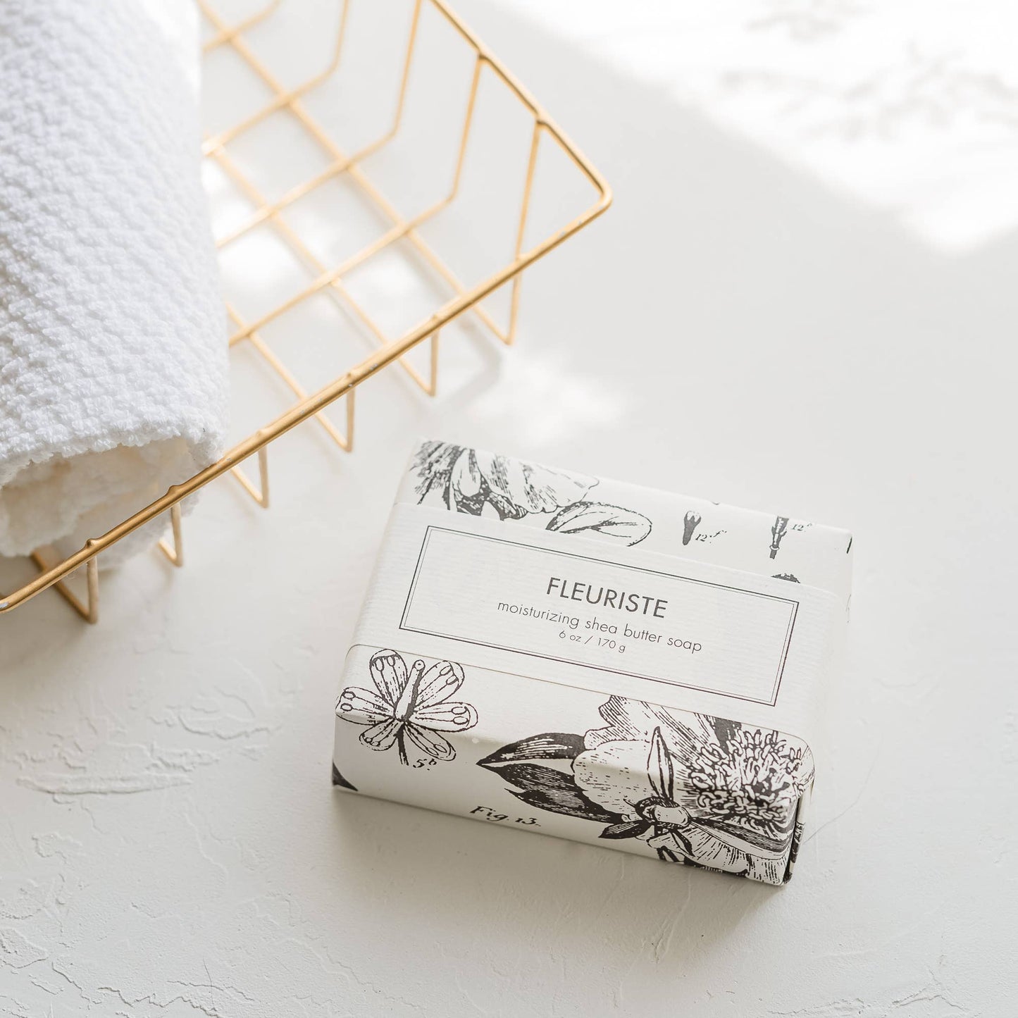 Fleuriste Shea Butter Soap - Bath Bar