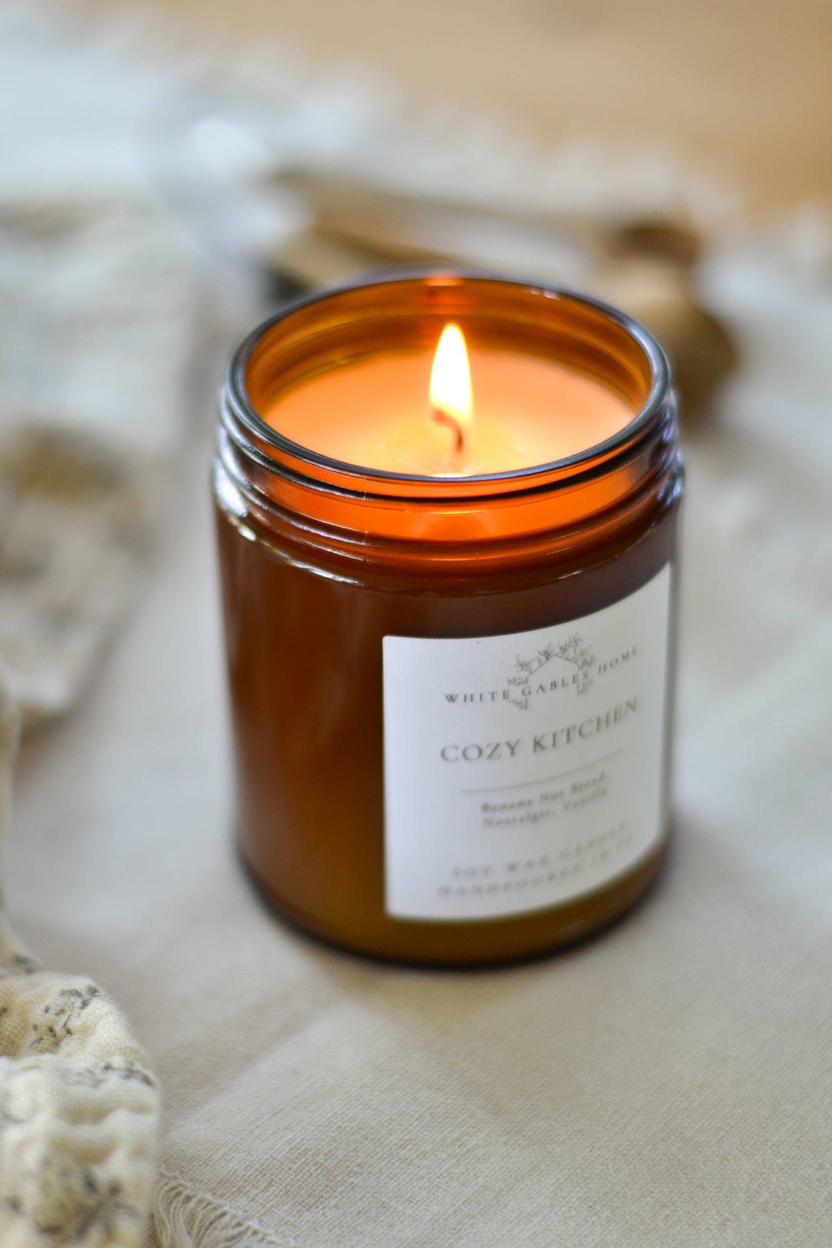 Cozy Kitchen Handpoured 8 oz. Soy Candle | Made in USA