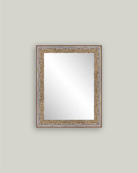 Silver Gold Framed Mirror: 8x10