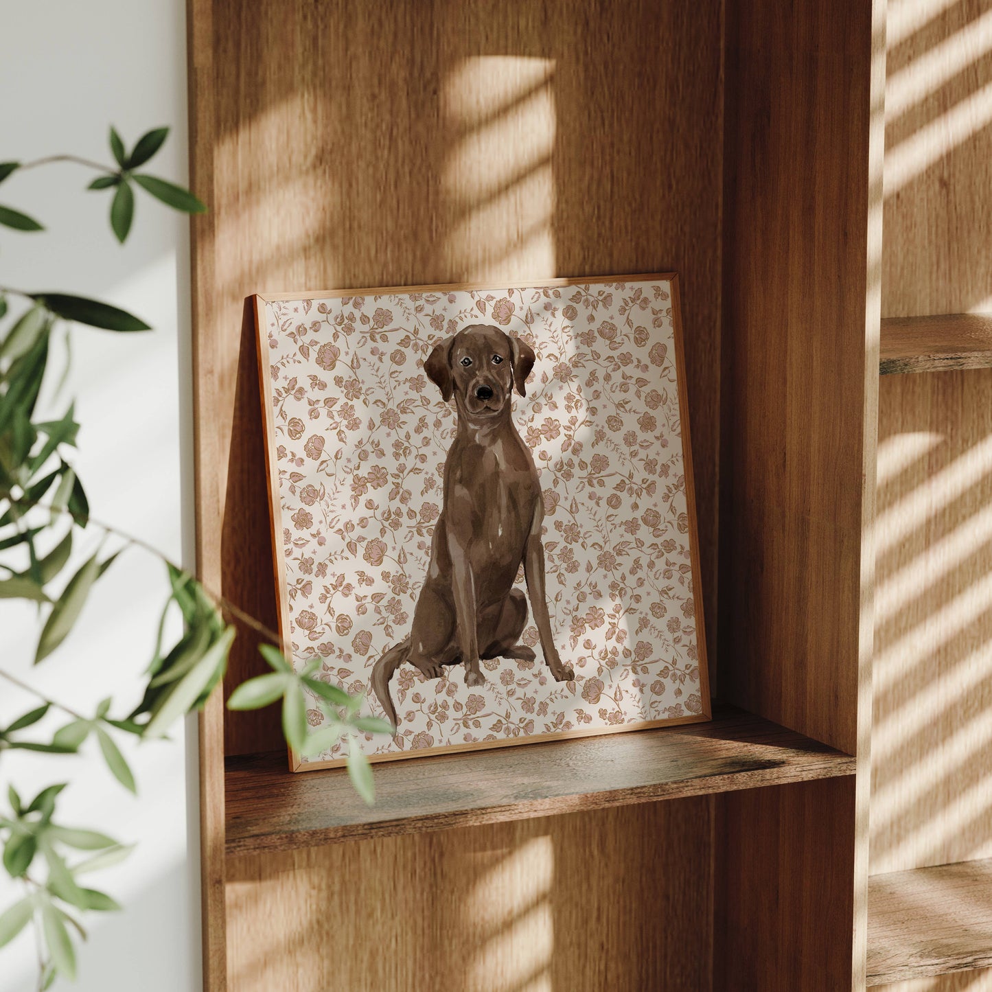 Labrador Retriever Dog Art Print: 5" x 7" (vertical)
