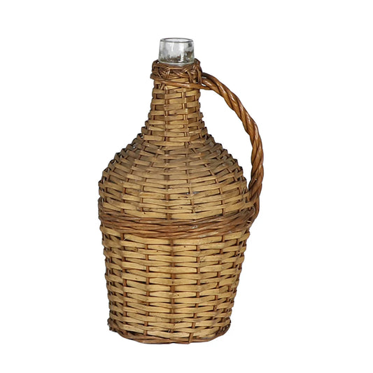 Wicker Covered Wine Bottle - Large - Vintage ~ STORE PICK UP ONLY