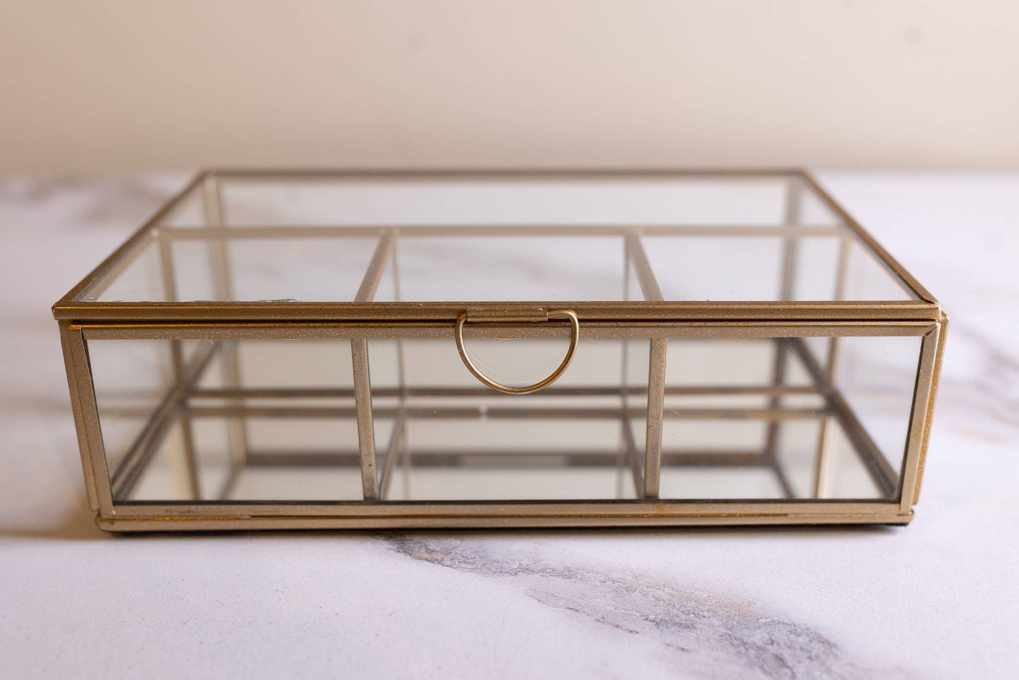 Glass Box made with Iron & Gold