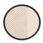Basket Weave Table Runner - Taupe - 60" L