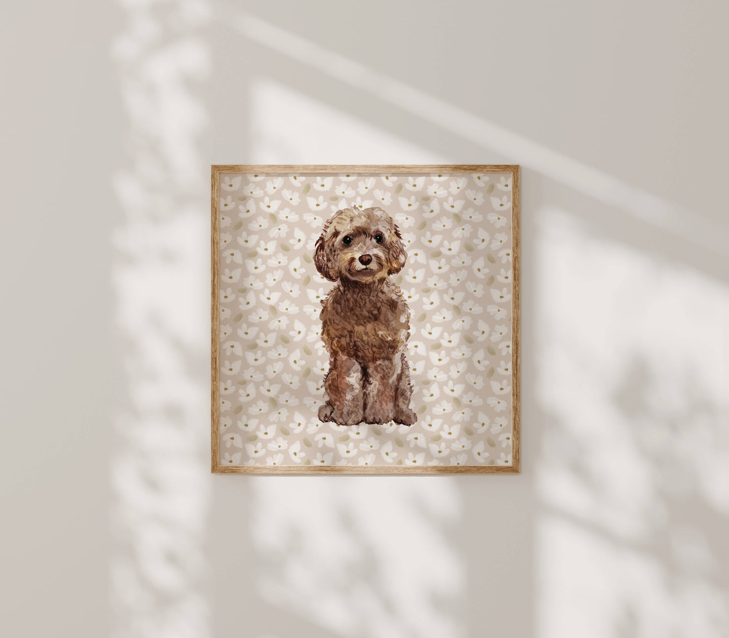 Cockapoo Dog Wall Art: 5" x 7" (vertical)