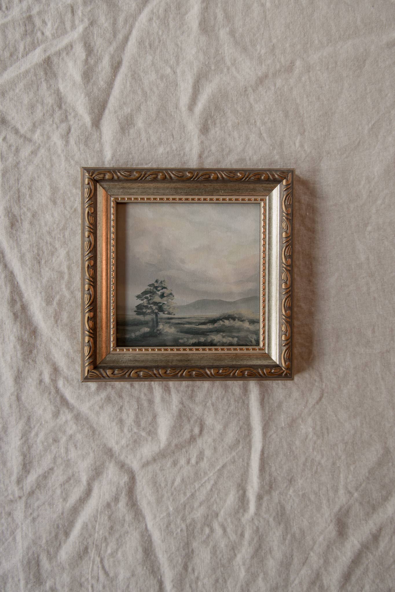 Antique Style Framed Art Print-Landscape-"Idyllic"