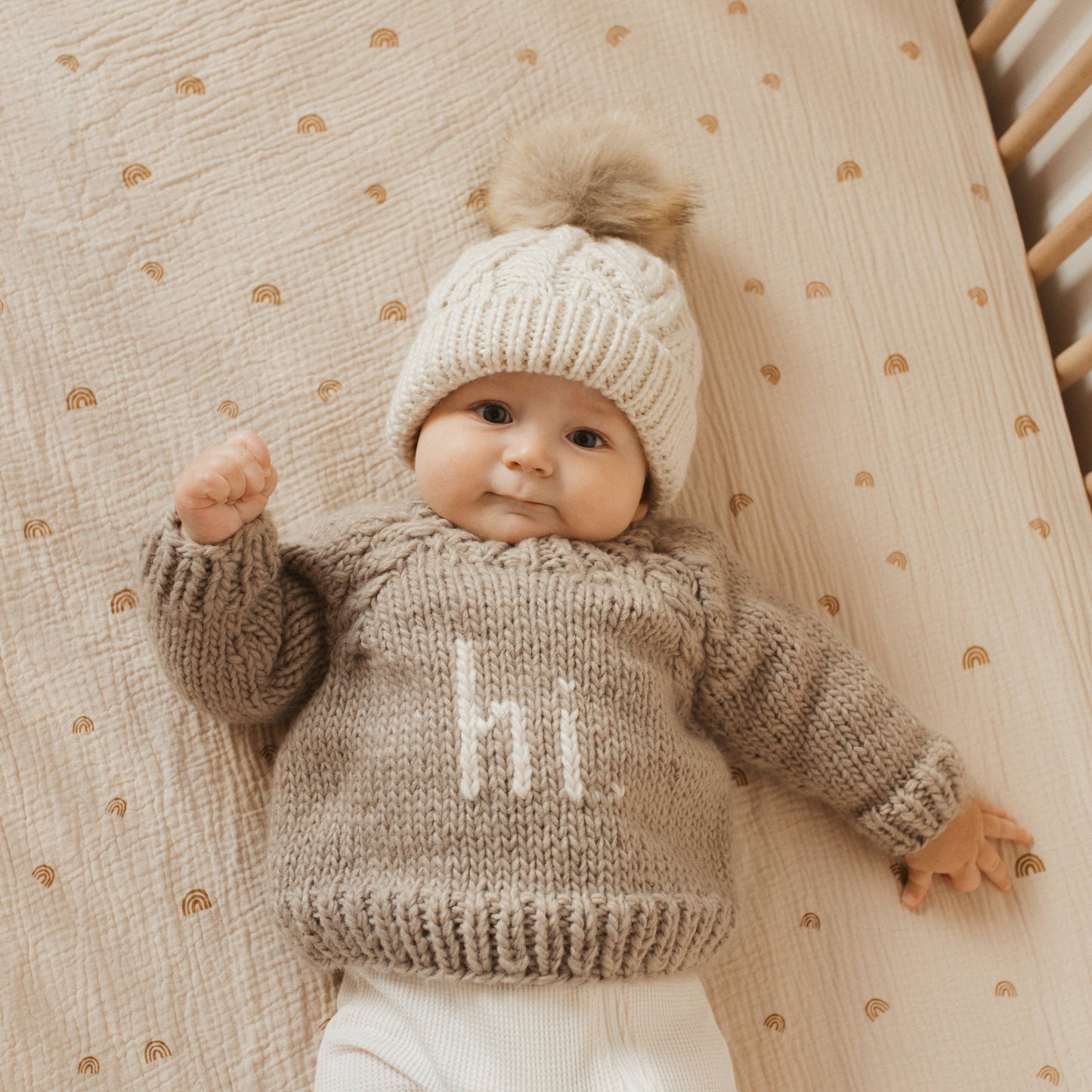 Hi. Pebble Crew Neck Sweater Baby & Toddler