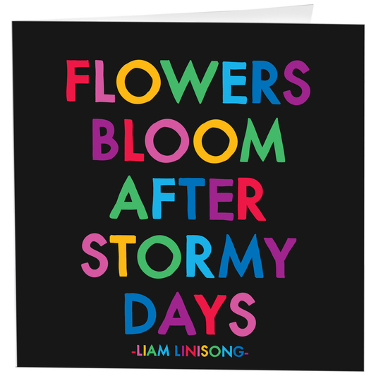 Cards - D336 - Flowers Bloom After Stormy Days (Linisong)