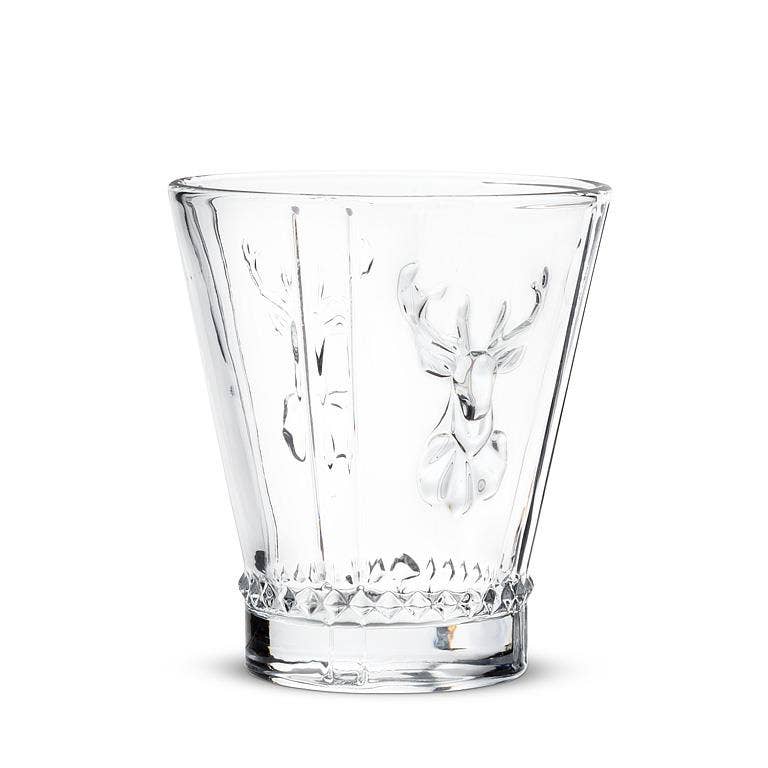 V-Shape Tumbler with Stag-4"H(10oz)