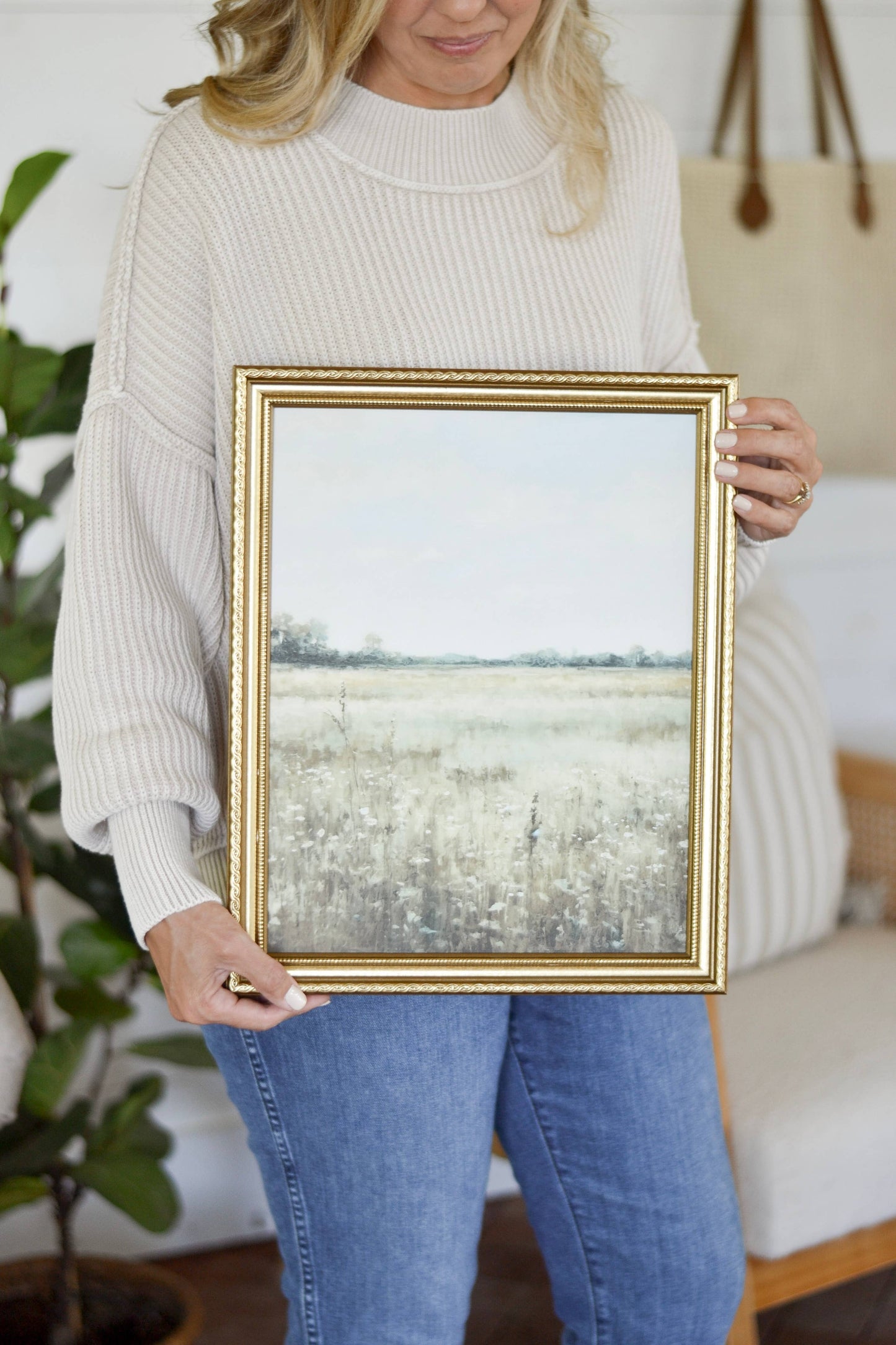 Windswept Field Artwork: Print Only / 8x10
