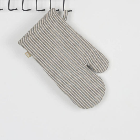 Oven Glove Seer Sucker - Green